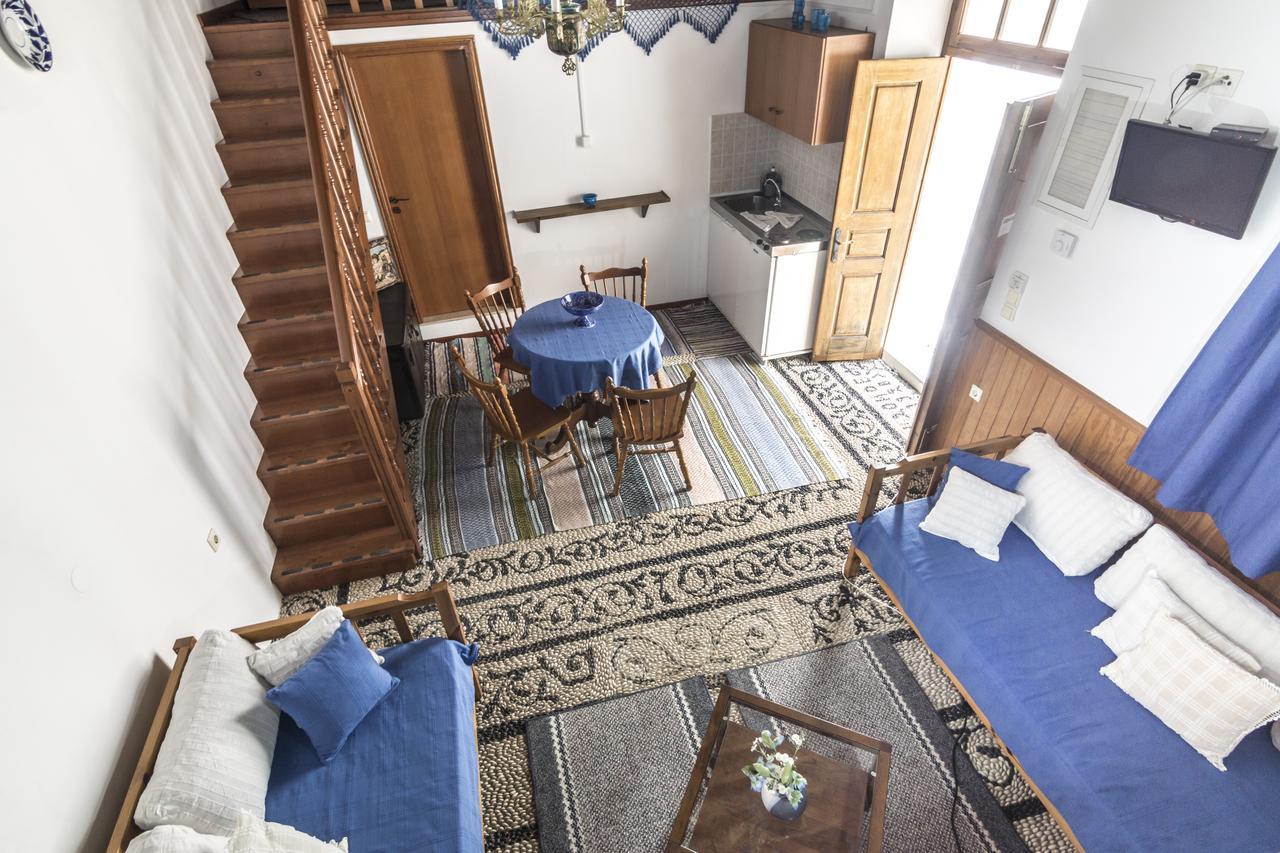 Villa Mika Линдос Экстерьер фото